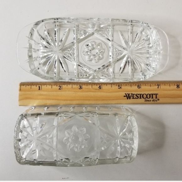 Anchor Hocking 3Pc‎ Set 1/4lb Butter Keeper, Sugar Bowl, Lid And Creamer - Picture 8 of 11